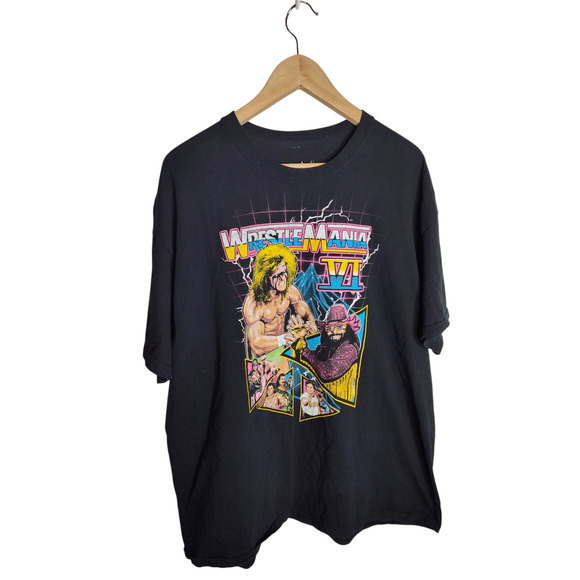 WrestleMania VI Retro 2021 Remake Graphic T Shirt 2X - Picture 1 of 7